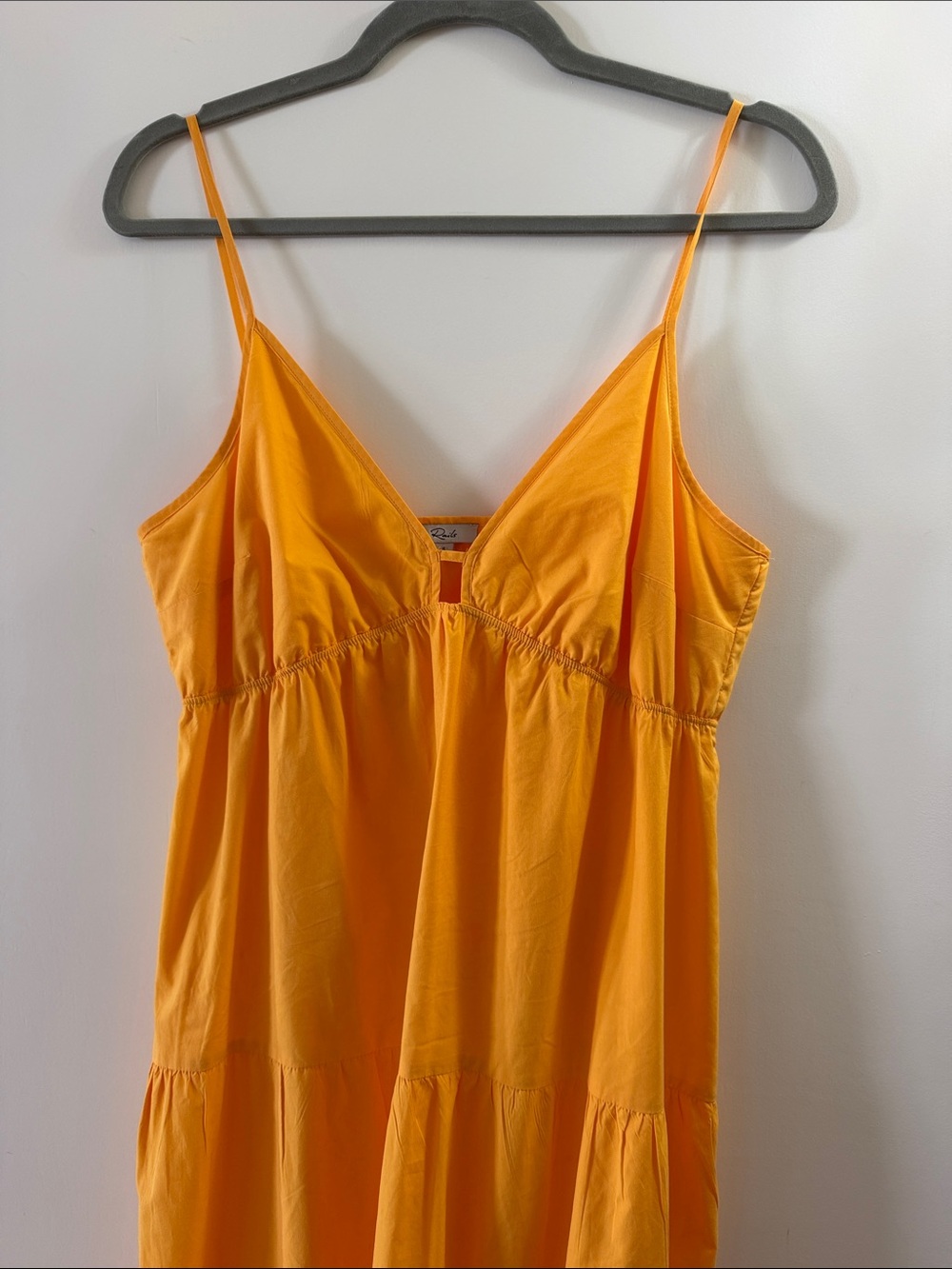 Rails Orange Spaghetti-Strap Maxi Dress